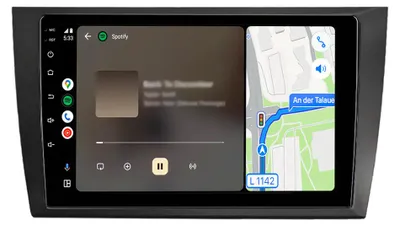 Obrázok produktu pre 2+64 GB autorádio s Androidom pre VW Golf VI (6. generácia) 2008–2012, bezdrôtové pripojenie, CarPlay, Android Auto, WiFi, GPS navigácia, RDS, DSP, DAB+, Bluetooth, 9 palcov