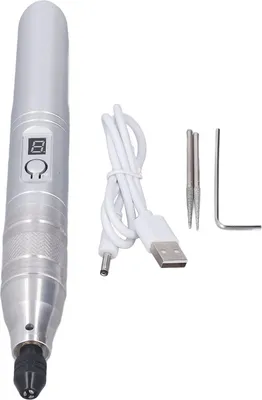 Obrázek produktu pro Elektrická brusná tyčinka, mikrograver, sada nástrojů pro leptání a gravírování pro kutily, 3500–13000 ot./min, 3,7 V