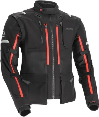 Zdjęcie produktu dla Kurtka motocyklowa Acerbis Rally Pro z tkaniny, czarna, rozmiar XL