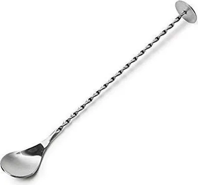Obrázek produktu pro Barmanská lžíce s kroucenou patkou na nápoje, 28 cm