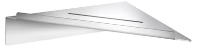 Produktbild von Smedbo SIDELINE - Eckduschregal, Selbstklebend. Verchromt. 210 x 210 mm. DK4111