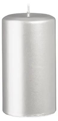 Produktbild von Stumpenkerzen Silber 130 x Ø 70 mm, 6 Stück