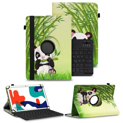 Produktbild von Schutzhülle für Lenovo Tab M10a Bluetooth Hülle Tablet Tasche QWERTZ TastaturFarben:Motiv 11