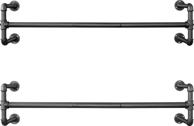 Produktbild von SONGMICS Kleiderstange (2 St) Wandmontage bis 60 kg belastbar