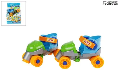 Produktbild von Rollschuhe blau verstellbar Kinder Skates Größe 24-30 Aluminium