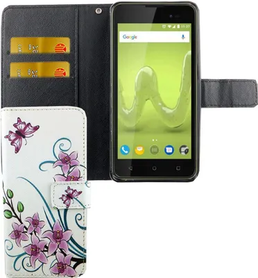 Produktbild von Handyhülle Tasche für Handy Wiko Sunny 2 Plus Lotusblume