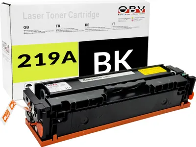 Produktbild von Toner geeignet für HP Color LaserJet Pro 3202 dn Color LaserJet Pro 3202 dng als Ersatz für 219A W2190A Schwarz - 1300 Seiten - H2190AK