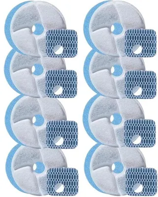 Immagine prodotto di Filtro per abbeveratoio per gatti, 4,13 pollici, elevata efficacia di pulizia, materiali ecologici, per il filtro per abbeveratoio per animali domestici WF040, 8 pezzi