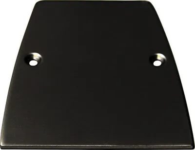 Produktbild von Endabdeckung für Pertura Pontos Glasgeländer schwarz 3x95x105.5 mm