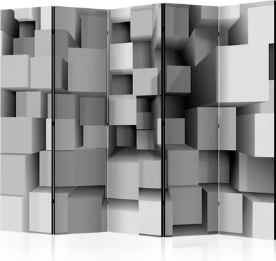Immagine prodotto di Schermo 3D bifacciale 225x172 cm 5 pezzi nero