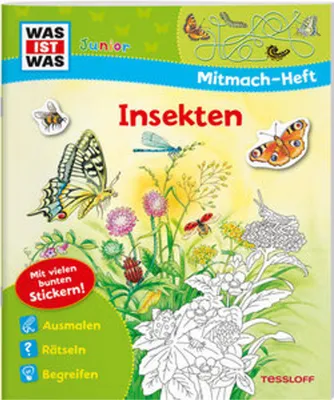Produktbild von WAS IST WAS Junior Mitmach-Heft. Insekten