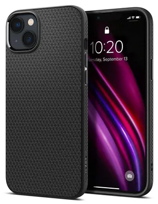Produktbild von Spigen ACS05037, Cover, Apple, iPhone 14, 15,5 cm (6.1"), Schwarz