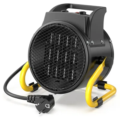 Immagine prodotto di Riscaldatore elettrico con ventola da 2000W - Stufa Vetroceramica portatile con angolo regolabile