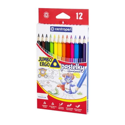 Immagine prodotto di Pastelli Centropen JUMBO ERGO 9522 triangolari 12 pz