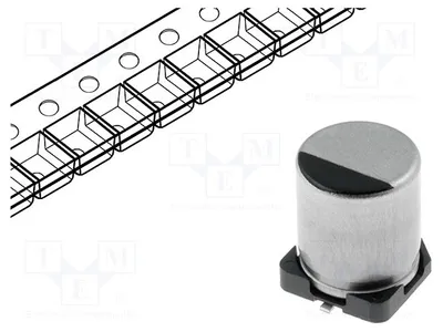 Produktbild von 1x Kondensator: elektrolytisch geringe Impedanz 330uF 10VDC FP EEEFP1A331AP Elekt