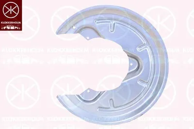 Image de KLOKKERHOLM Tôle anti-éclaboussures Disque de frein pour RENAULT Clio III à hayon (BR0/1, CR0/1) Arrière 6033870 Tôle d'ancrage