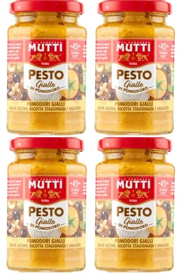 Image de Pesto italien aux tomates jaunes « Giallo di pomodoro » 180 g - Mutti