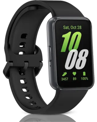 Productafbeelding van Sportarmband van Silikon voor Samsung Galaxy Fit 3 - Zwart