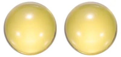 Image de Balles de jonglage de contact - Acrylique - Lot de 2 - Jaune clair - 20 mm (0,8 pouce)