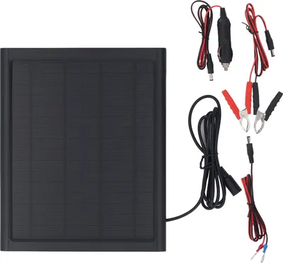 Immagine prodotto di Caricabatterie a pannello solare, 6 W, 16 V, kit portatile per la manutenzione della batteria di auto, moto, barca, camper, rimorchio, motoslitta