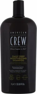 Produktbild von American Crew Daily Deep Moisturizing, 1000 ml, Shampoo, Männer, trockenes Haar, normales Haar, Alle Farben, Feuchtigkeitsspendend, Weichmachend