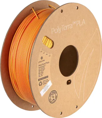Produktbild von Polymaker PolyTerra PLA Filament Dual Sunrise Red-Yellow 1.75 mm 1KG