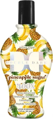 Zdjęcie produktu dla Brown Sugar Double Dark Pineapple Sugar balsam brązujący 221 ml, owocowa formuła dla ciemnej opalenizny