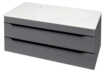 Immagine prodotto di Mobile bagno Kolpa MALAYA con lavabo, modello OUM 100, colore grigio scuro