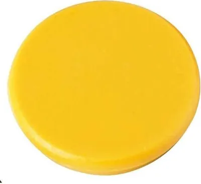 Produktbild von Alco Haftmagnet 7mm Ø 24mm gelb 6 Stück