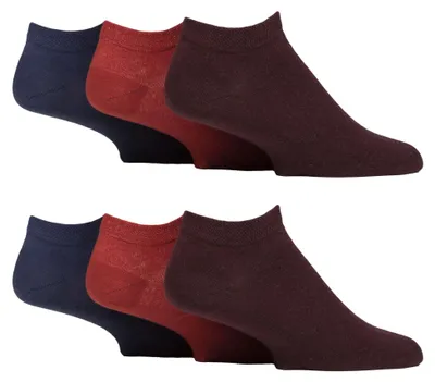 Produktbild von 6 Paar Herren Diabetiker Socken Sneaker | IOMI | Kurze Socken Ohne Gummibund