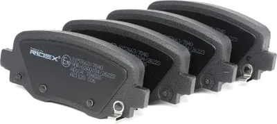 Produktbild von RIDEX 402B1024 Bremsbeläge Satz Hinten für JEEP Compass (MP, M6) für FIAT 500X (334)