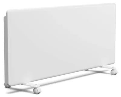 Image de Blumfeldt ThermaTouch convecteur électrique 2000 W - thermostat électronique, minuterie 24 h, design moderne, IP24, radiateur électrique pour 20 m², radiateur électrique mural ou sur pied, blanc