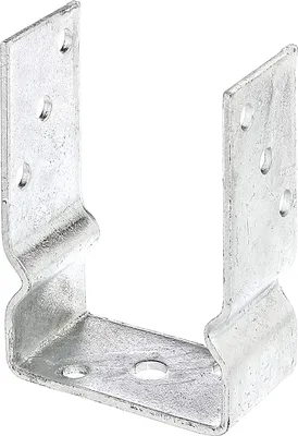 Produktbild von U-Pfostenträger Basic lichte Breite: 101 mm zum Aufschrauben feuerverzinkt