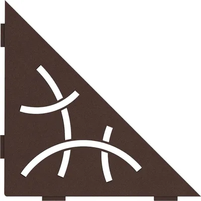 Obrázok produktu pre Schlüter SES1D6TSOB-E-S1 Ablage Curve 210x210mm Bronze