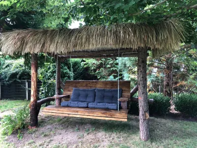Produktbild von Schilfgrasdach 145 x 80 cm - Exotische Bedachung für Gartenhäuser und Bambusbars