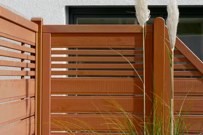 Produktbild von BM Zaun 106 Fichte tabak 180x180cm