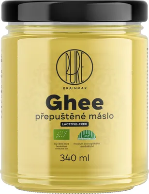 Zdjęcie produktu dla BrainMax Pure® Ghee, masło klarowane, 340 ml