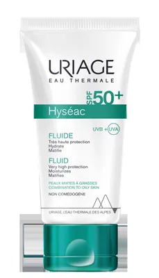 Zdjęcie produktu dla Uriage Hyséac Fluid nawilżająco-ochronny SPF50+ 50 ml