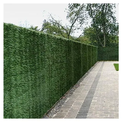 Produktbild von Künstliche Nadelhecke 1 x 3 m Kunststoff Sichtschutzzaun – Grün