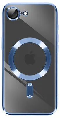 Produktbild von Avizar, MagSafe Silikonhülle mit Chromrahmen für Apple iPhone 17e, Blau