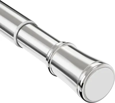 Immagine prodotto di Sbarra telescopica per tenda da doccia in acciaio inossidabile, regolabile da 135 a 200 cm, colore argento