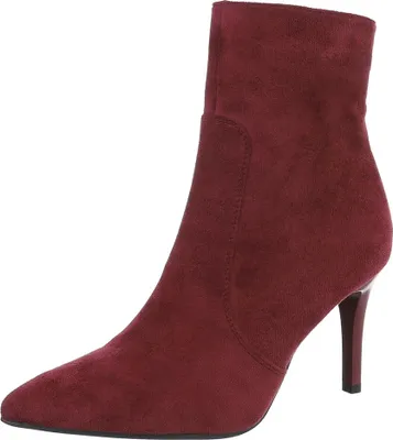 Produktbild von Ital-Design Damen Stiefeletten Gelkissen Wildlederoptik High-Heel Stiefeletten 90153148 Weinrot Gr.  39