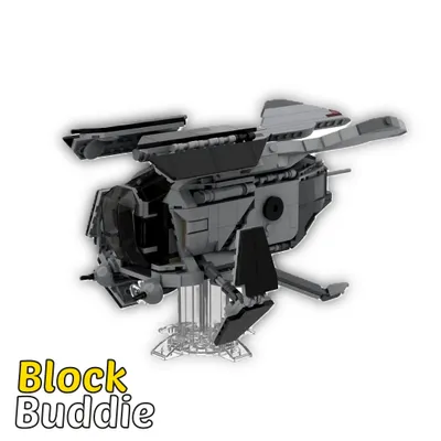Produktbild von Star Wars Republic Police Gunship - 785 Teile Klemmbaustein Set mit Display-Stand