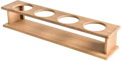 Immagine prodotto di portabicchieri in teak da 4 bicchieri