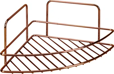 Produktbild von METALTEX 403510000 Reflex Eckablage 23 x 23 x 11 cm Polytherm Copper / Badezimmer Regal kupferfarbig