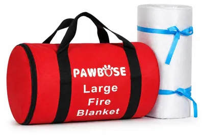 Branddecke 6 x 9 m, Glasfaser, für Küche, Werkstatt, Camping