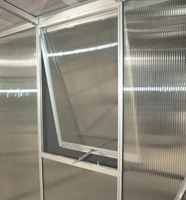 Obrázok produktu pre Vitavia bočné okno "V" pre skleníky Vitavia hliníkové eloxované HKP