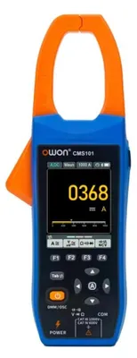 Zdjęcie produktu dla Cyfrowy multimetr szczypcowy - CMS101 - 1000A AC/DC - Multimetr 3-w-1, oscyloskop, logger danych - 20000 liczeń, dokładny pomiar RMS - automatyczny zakres pomiarowy - wykrywanie napięcia bezdotykowe (NCV) - Bluetooth
