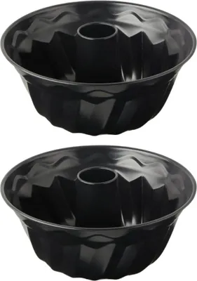 Image de Lot de 2 moules à gâteaux 22 cm en acier Dr oetker Tradition