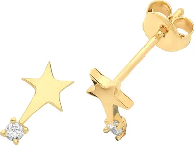 Produktbild von Chice 9 Karat (375) Gold Damen - Paar Ohrstecker mit Zirkonia - 8mm*5mm; TRS26937